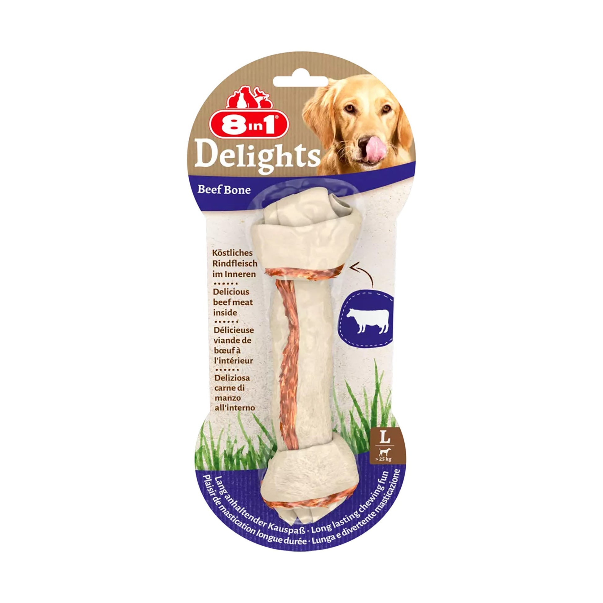 8in1 Delights Beef Bones - Pet Merit Store8in1 Delights Beef Bones