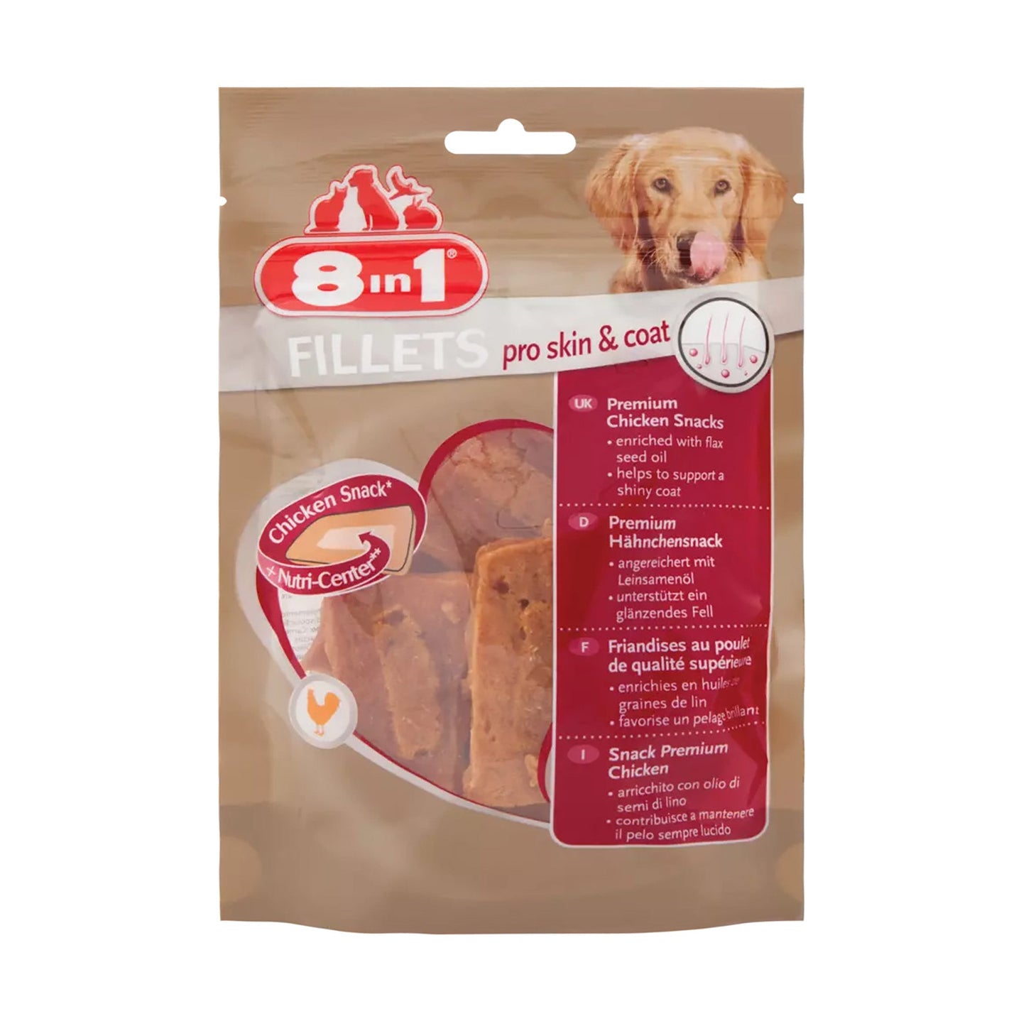 8in1 Fillets Snacks Pro Skin & Coat - Pet Merit Store8in1 Fillets Snacks Pro Skin & Coat