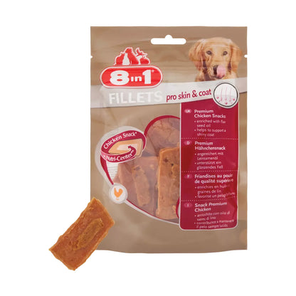 8in1 Fillets Snacks Pro Skin & Coat - Pet Merit Store8in1 Fillets Snacks Pro Skin & Coat