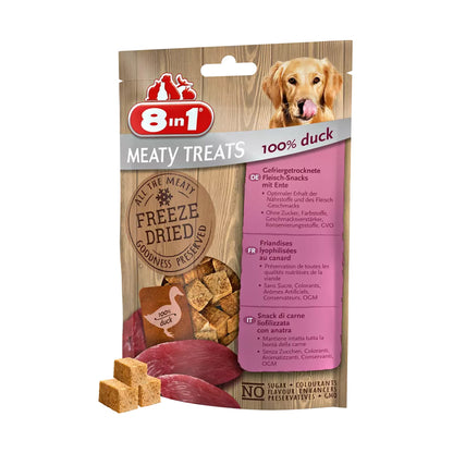 8in1 Meaty Treats Freeze Dried treats with 100% duck breast - Pet Merit Store8in1 Meaty Treats Freeze Dried treats with 100% duck breast