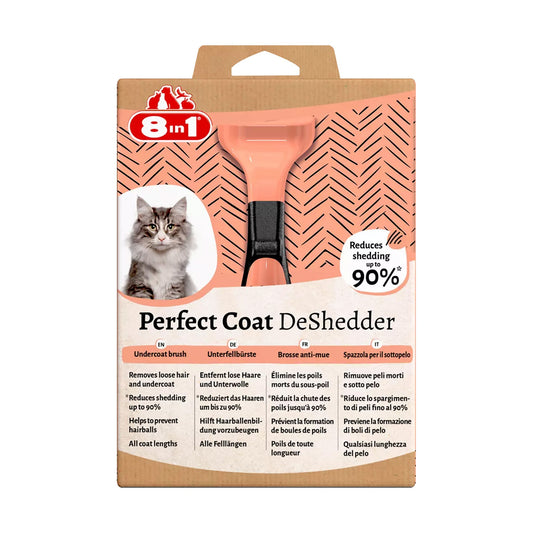 8in1 Perfect Coat DeShedder undercoat brush for cats - Pet Merit Store8in1 Perfect Coat DeShedder undercoat brush for cats