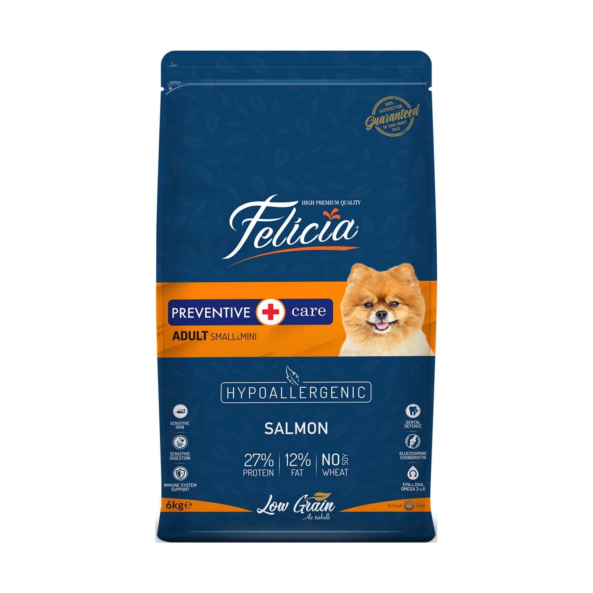 Felecia Preventive Care Adult Salmon Small - Pet Merit StoreFelecia Preventive Care Adult Salmon Small