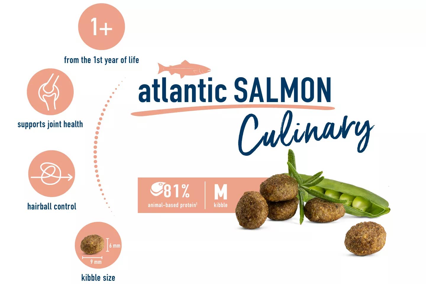 Happy Cat Culinary Adult Atlantic Salmon - Pet Merit StoreHappy Cat Culinary Adult Atlantic Salmon