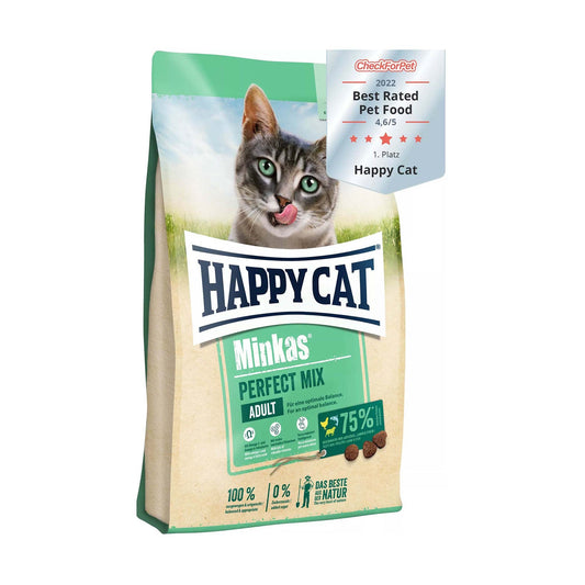 Happy Cat Minkas Perfect Mix Poultry, Fish & Lamb - Pet Merit StoreHappy Cat Minkas Perfect Mix Poultry, Fish & Lamb