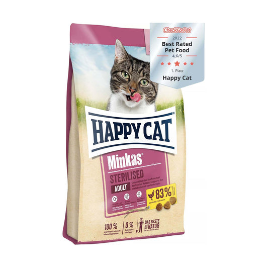 Happy Cat Minkas Sterilised Poultry - Pet Merit StoreHappy Cat Minkas Sterilised Poultry