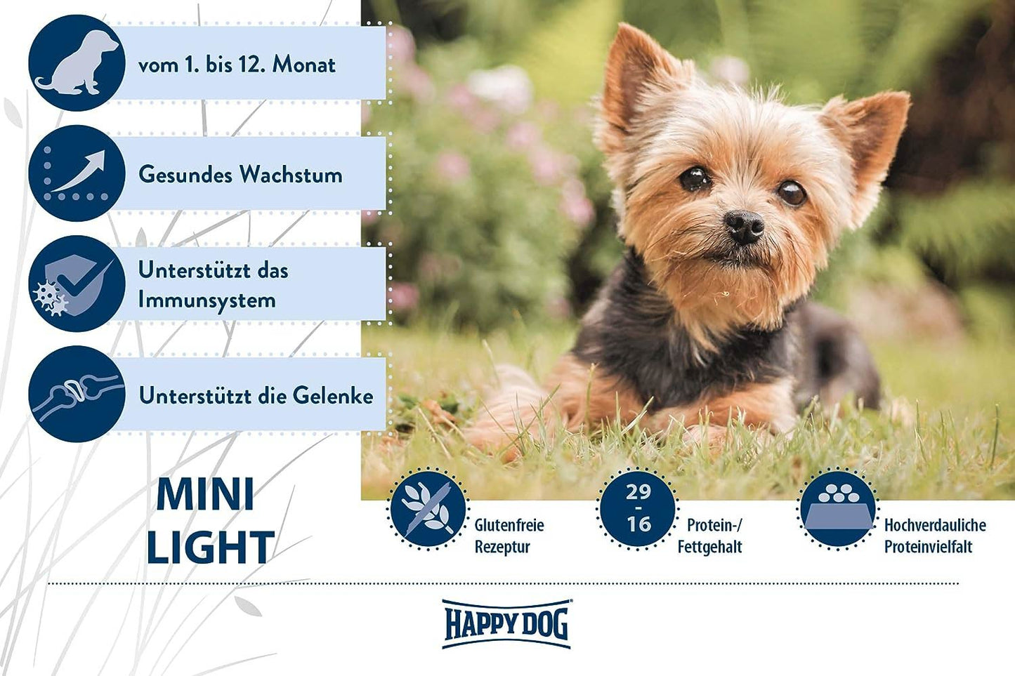 Happy Dog fit & vital Mini Puppy - Pet Merit StoreHappy Dog fit & vital Mini Puppy