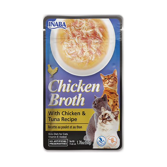 INABA CHICKEN BROTH with Chicken & Tuna Recipe - Pet Merit StoreINABA CHICKEN BROTH with Chicken & Tuna Recipe