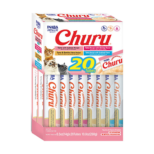 INABA CHURU 20 ct Seafood Variety Box - Pet Merit StoreINABA CHURU 20 ct Seafood Variety Box