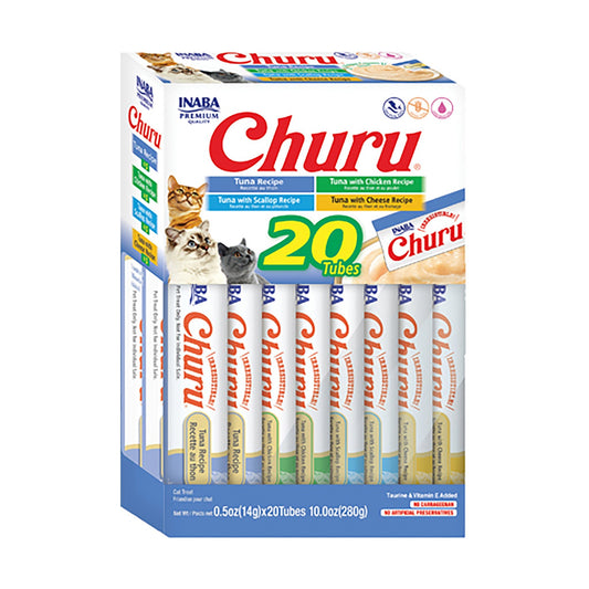 INABA CHURU 20 ct Tuna Variety Box - Pet Merit StoreINABA CHURU 20 ct Tuna Variety Box