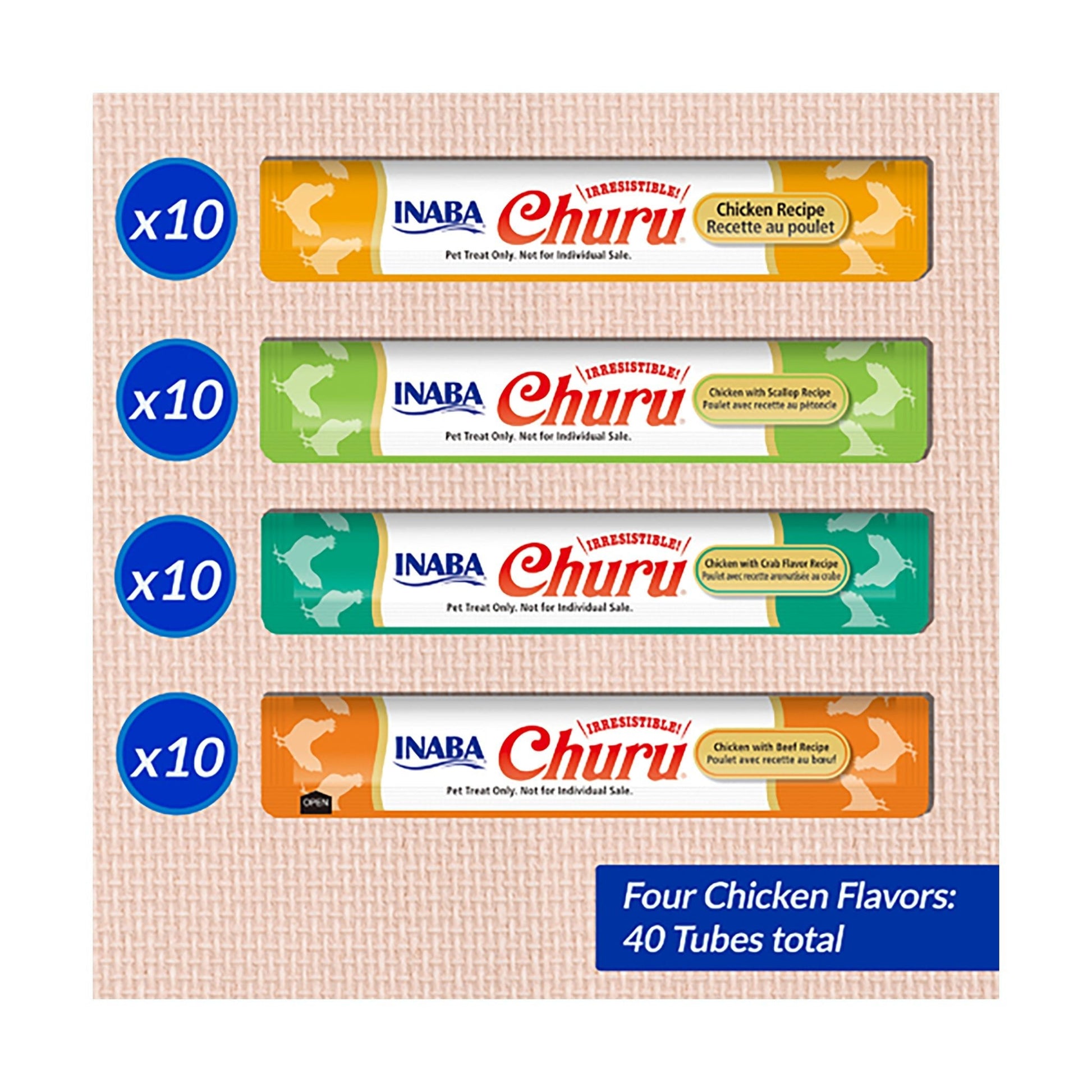 INABA CHURU 40 ct Chicken Variety Box - Pet Merit StoreINABA CHURU 40 ct Chicken Variety Box