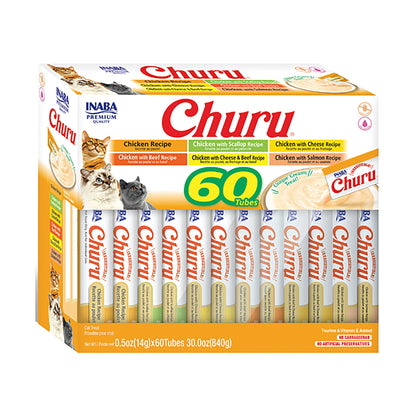 INABA CHURU 60 ct Chicken Variety Box - Pet Merit StoreINABA CHURU 60 ct Chicken Variety Box