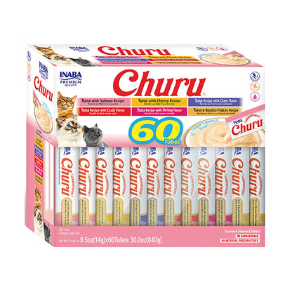 INABA CHURU 60 ct Tuna Variety Box - Pet Merit StoreINABA CHURU 60 ct Tuna Variety Box