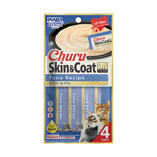 INABA CHURU SKIN & COAT Tuna Recipe - Pet Merit StoreINABA CHURU SKIN & COAT Tuna Recipe
