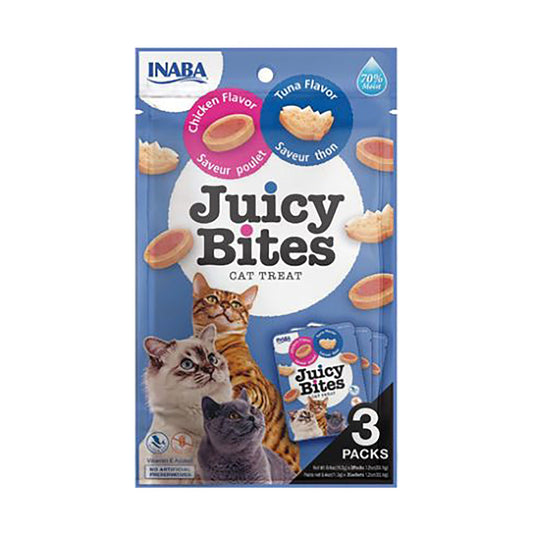 INABA JUICY BITES Chicken and Tuna Flavors - Pet Merit StoreINABA JUICY BITES Chicken and Tuna Flavors