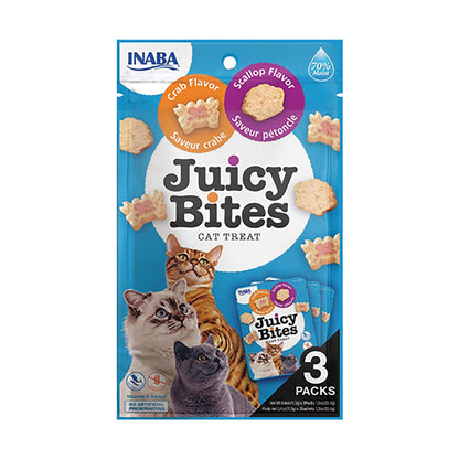 INABA JUICY BITES Crab and Scallop Flavors - Pet Merit StoreINABA JUICY BITES Crab and Scallop Flavors