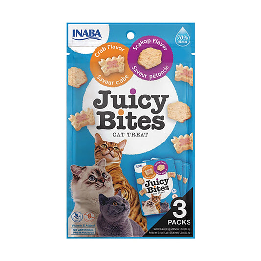 INABA JUICY BITES Crab and Scallop Flavors - Pet Merit StoreINABA JUICY BITES Crab and Scallop Flavors