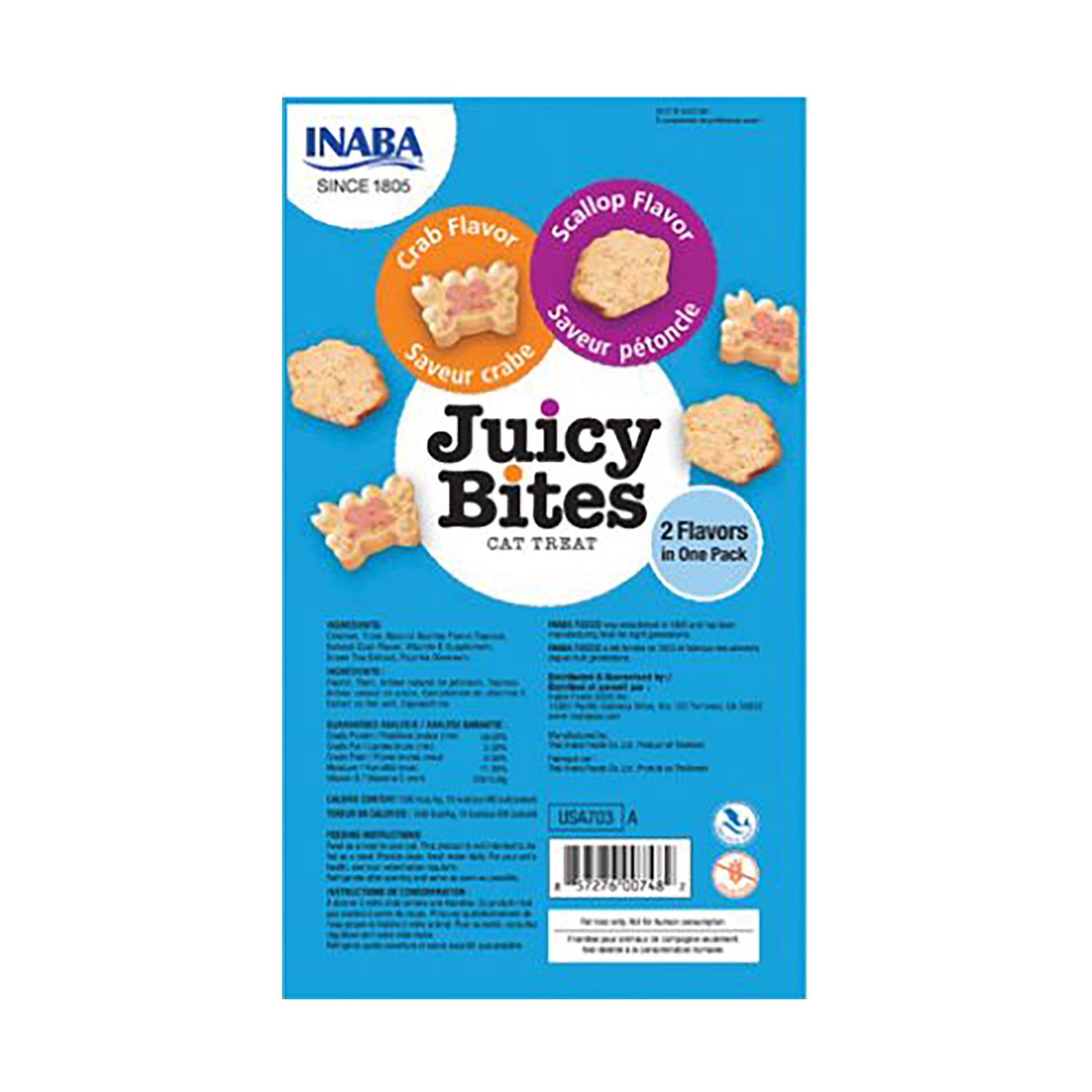 INABA JUICY BITES Crab and Scallop Flavors - Pet Merit StoreINABA JUICY BITES Crab and Scallop Flavors