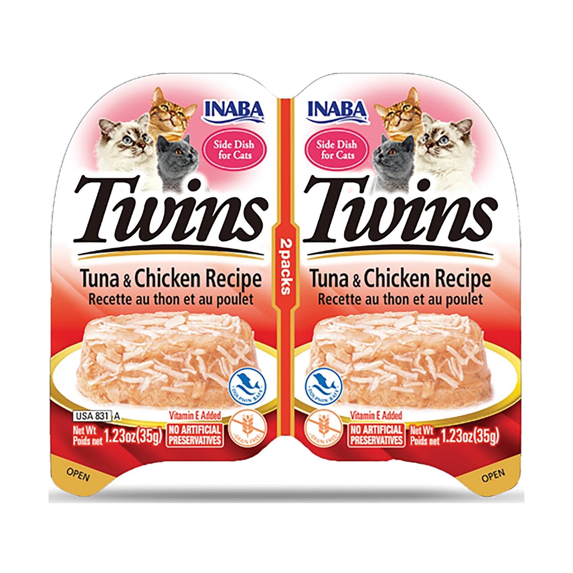 INABA TWINS Tuna & Chicken Recipe - Pet Merit StoreINABA TWINS Tuna & Chicken Recipe