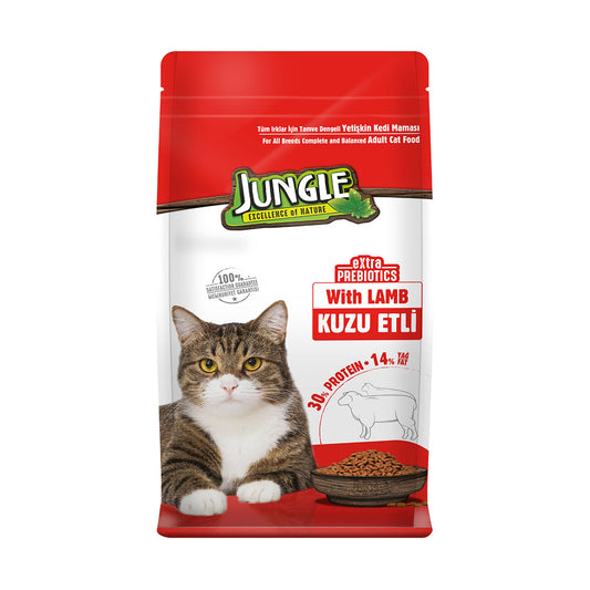 JUNGLE ADULT CAT FOOD WITH LAMB - Pet Merit StoreJUNGLE ADULT CAT FOOD WITH LAMB