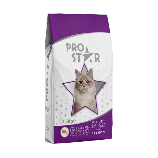 ProStar Sterilised Cat Food Salmon - Pet Merit StoreProStar Sterilised Cat Food Salmon
