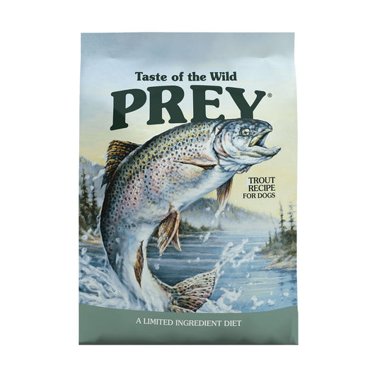 Taste of the Wild PREY Trout Limited Ingredient Recipe for Dogs - Pet Merit StoreTaste of the Wild PREY Trout Limited Ingredient Recipe for Dogs